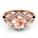 Vintage-Diamond-18K-Rose-Gold-Ring-Gemstone-Wedding-Ring-for-Women-pure-topaz-bague-anel-Jewelry-2