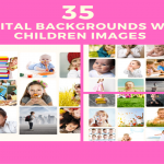 35 Digital Backgrounds with Children Images (1)
